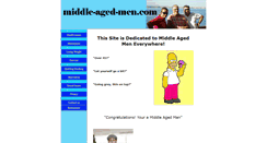 Desktop Screenshot of middle-aged-men.com