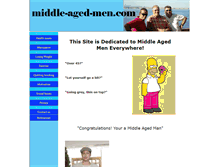 Tablet Screenshot of middle-aged-men.com